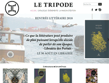 Tablet Screenshot of le-tripode.net